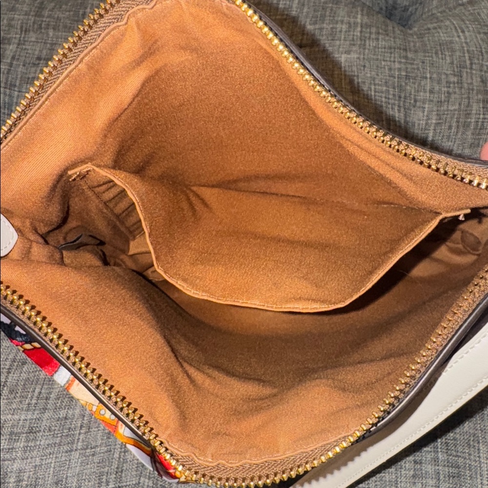 Coach Crossbody Brown Cream Rowan File Signature Bag - Picture 12 of 17